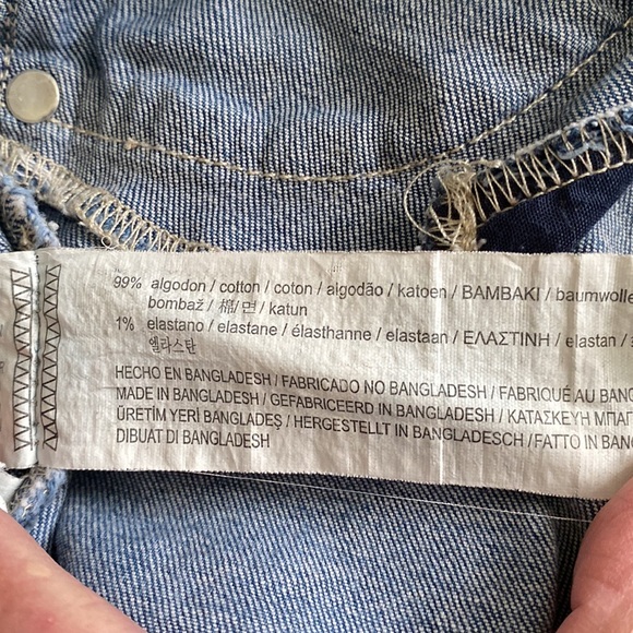 Pull & Bear Basic Denim High Rise skinny jeans / Jegging Size 8 - Picture 15 of 16